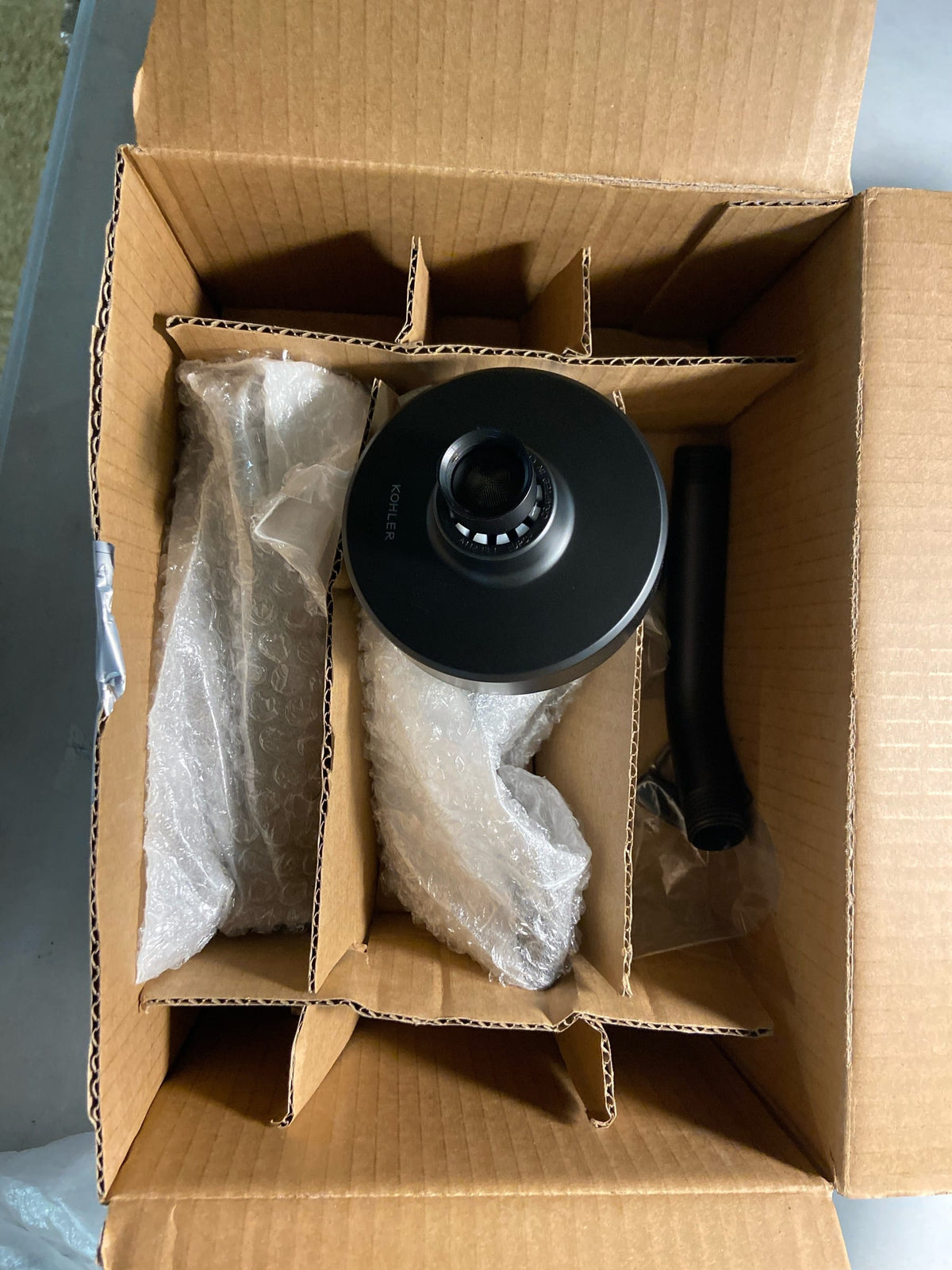 Kohler K-TS22026-4-BL Tempered Tub and Shower Trim Package with 1.75 GPM Single Function Shower Head - Matte Black