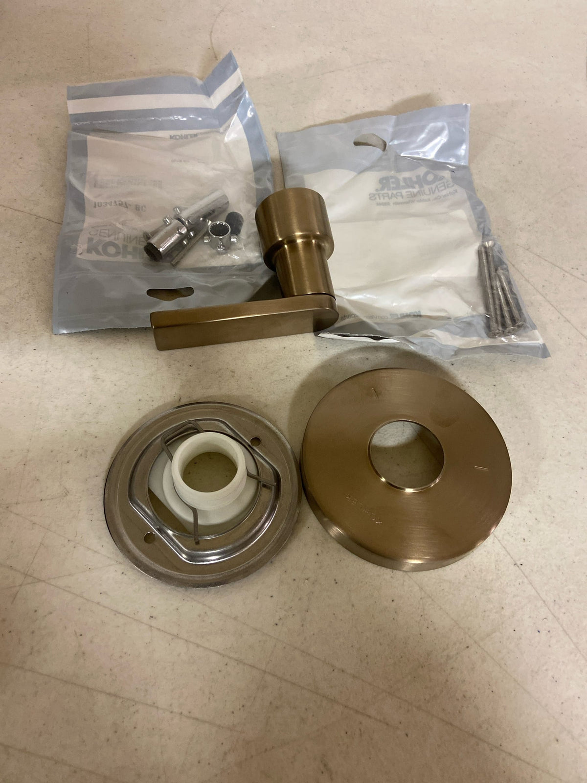 KOHLER T73140-4-BV COMPOSED TRANSFER VALVE TRIM, Vibrant Brushed Bronze
