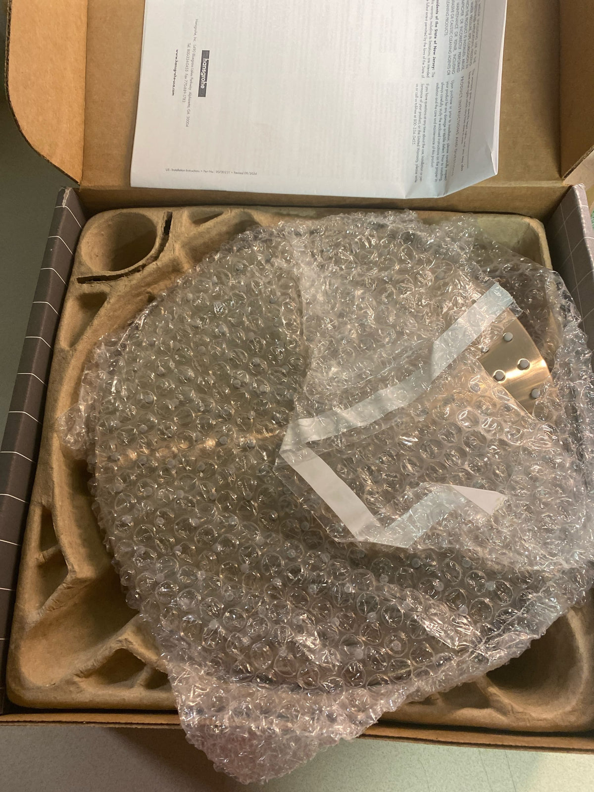 Hansgrohe 04824140 Locarno 1.75 GPM Single Function Shower Head - Brushed Bronze