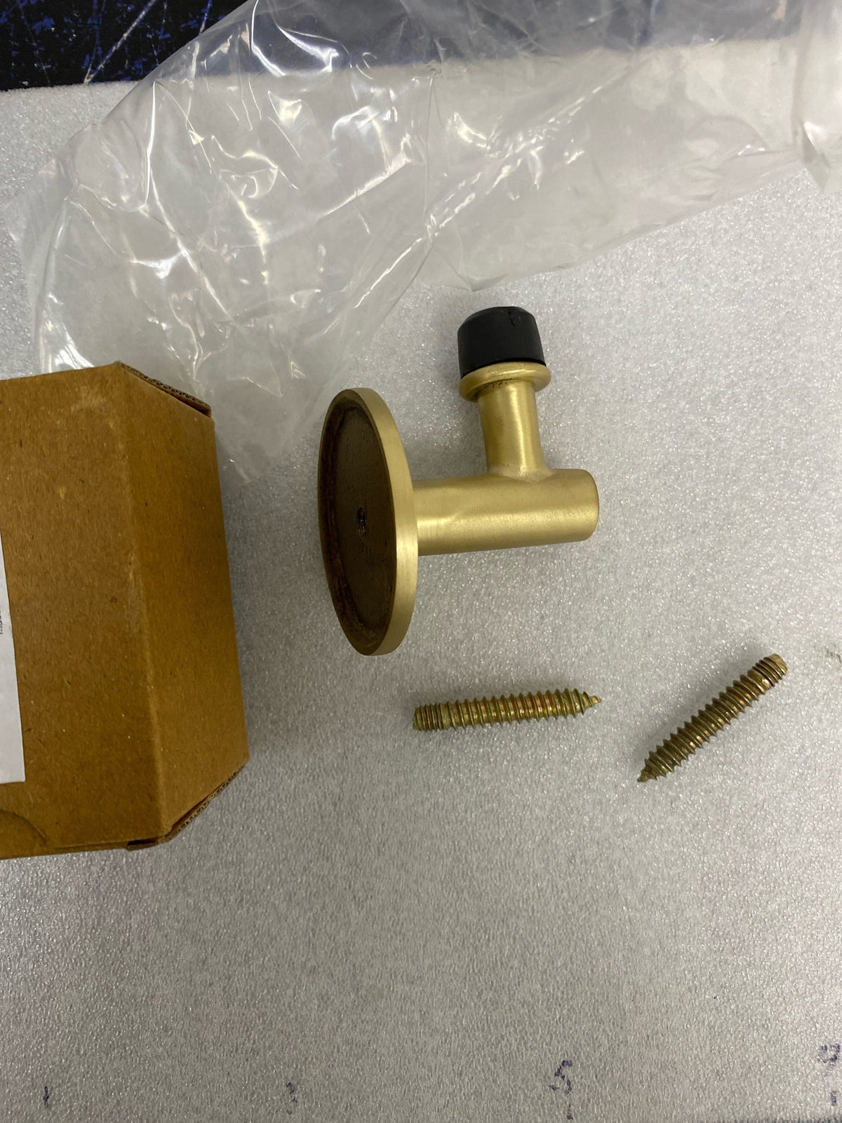 Signature Hardware 457165 Howes 2-1/2" Floor Mounted Door Stop - Brushed Brass