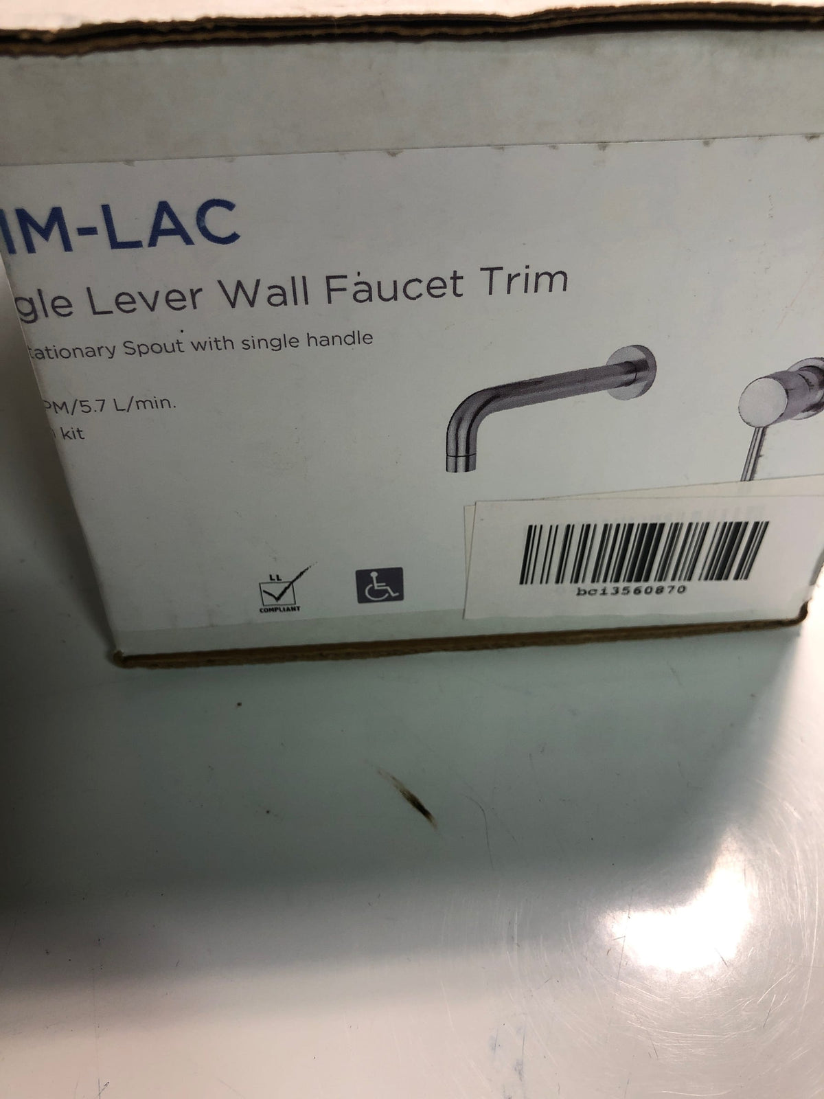 Jaclo 8110-L-TRIM-LAC Contempo Single Lever Wall Faucet TRIM - lilac