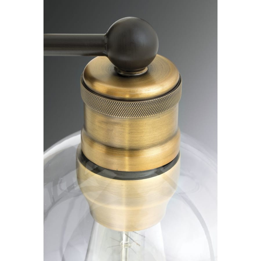 Progress Lighting Hansford 2 Light 16" Wide Bathroom Vanity Light with Clear Glass Shades