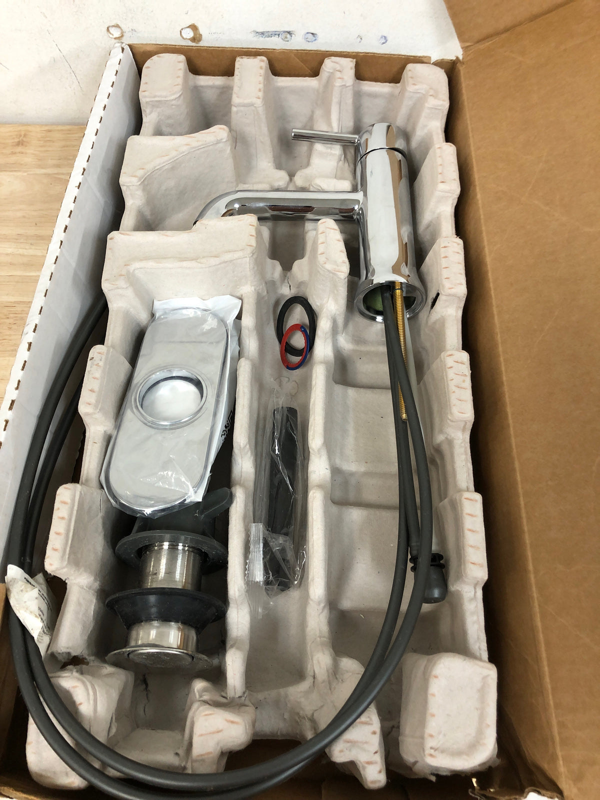 Delta 559LF-GPM-MPU Trinsic Single Hole Bathroom Faucet with Optional Base Plate and Pop-Up Drain Assembly - Includes Lifetime - Chrome