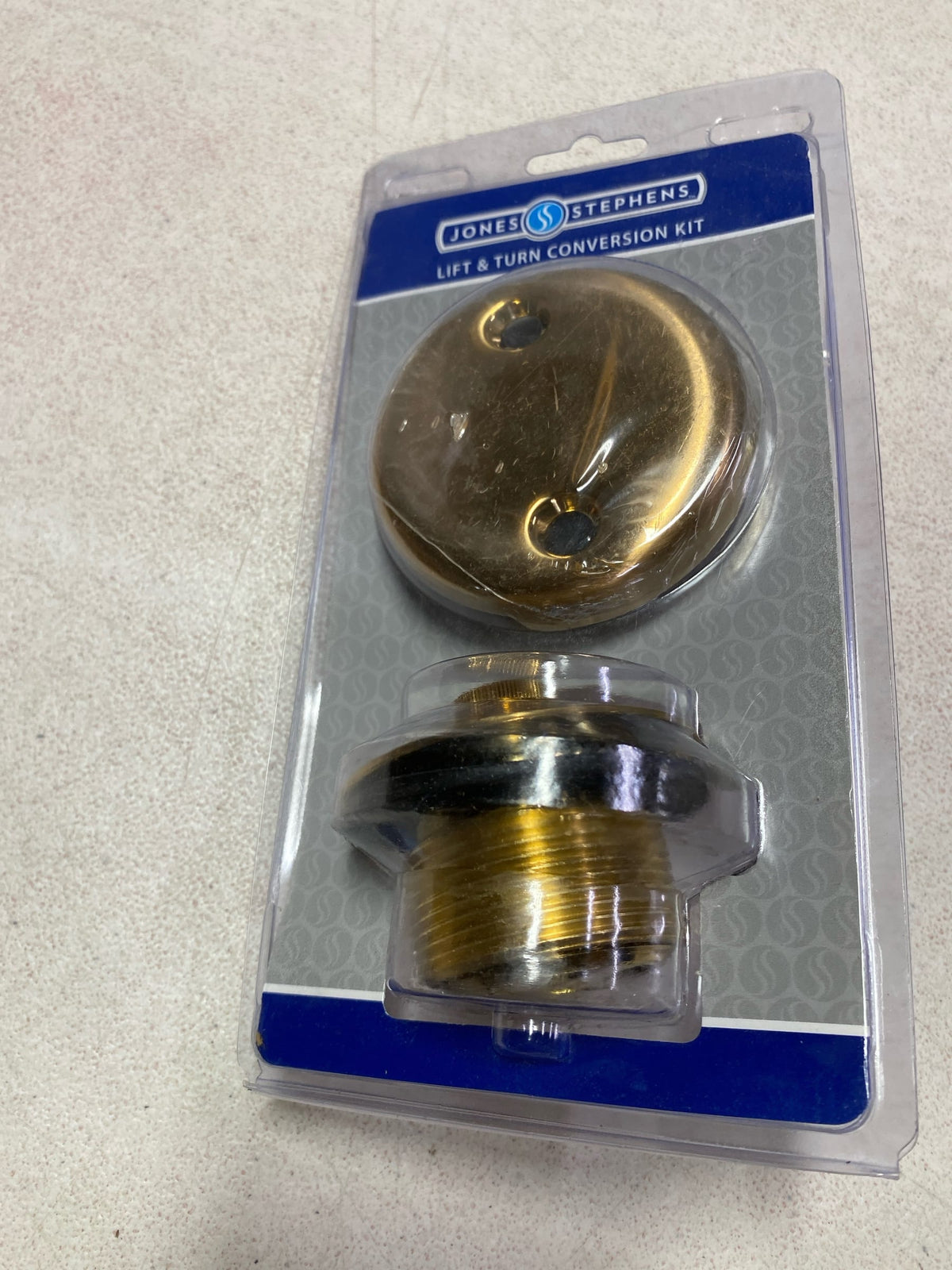 Jones Stephens B5155BB Two-Hole Lift and Turn Tub Drain Trim Kit - Brushed Bronze