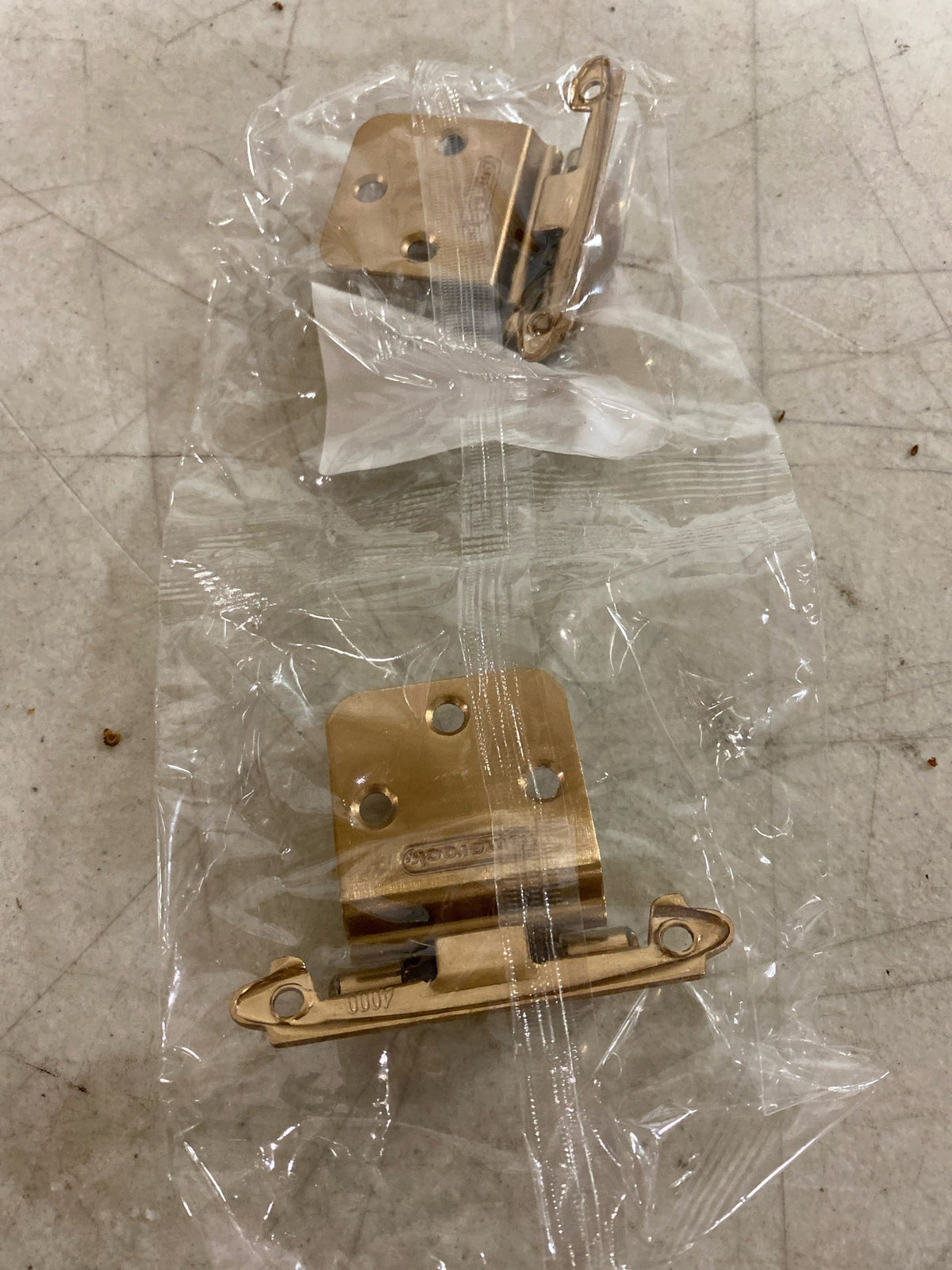Amerock BPR7630CZ | Reverse Bevel Face Frame Cabinet Hinge | Variable Overlay Self Closing Face Mount | Champagne Bronze | Kitchen Cabinet Door Hinge | 1 Pair/2 Pack | Functional Hardware
