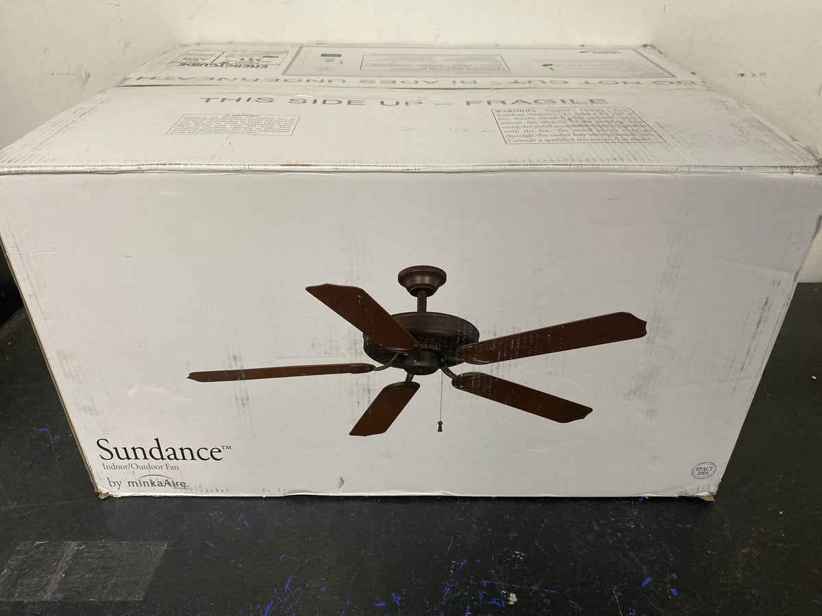 MinkaAire F571-WH Sundance 52" 5 Blade Indoor / Outdoor Ceiling Fan - White