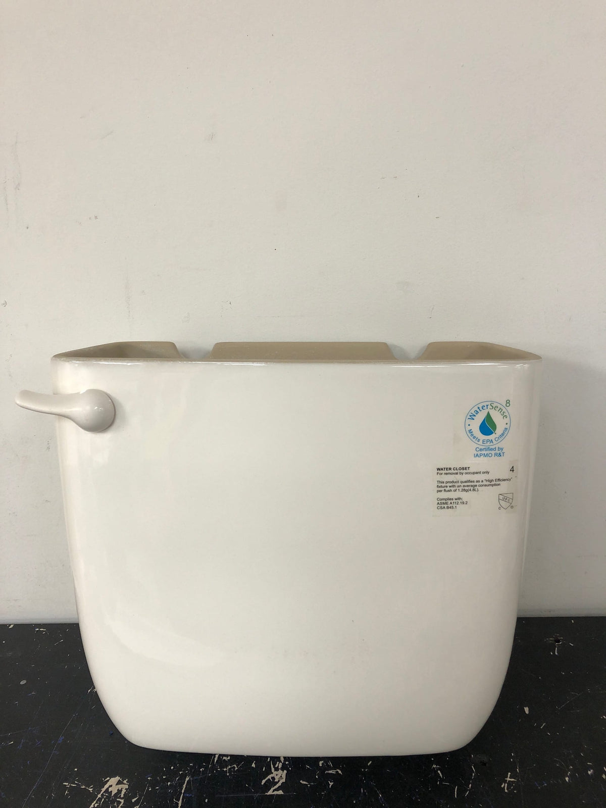 PROFLO High Efficiency Toilet Tank Only - Left Mounted Trip Lever