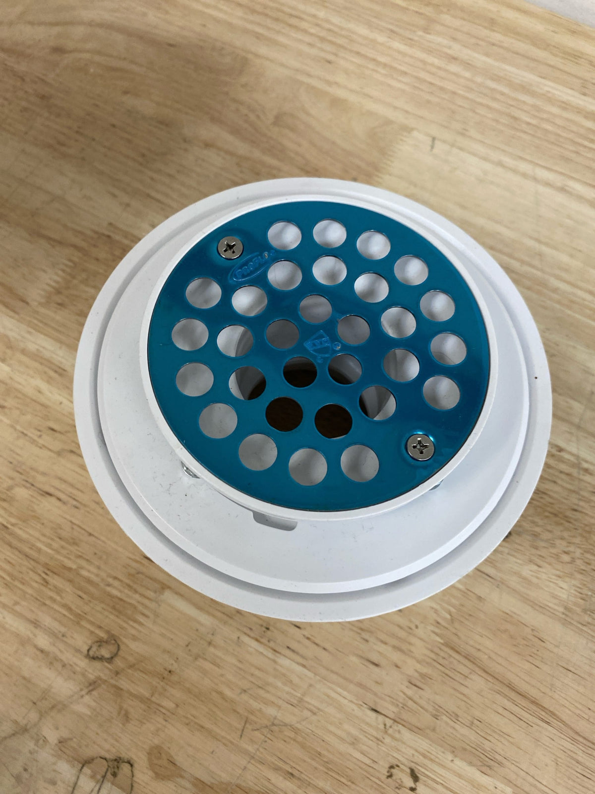 PROFLO PF42801 2" or 3" PVC Tile Shower Drain with Stainless Steel Strainer - Stainless Steel