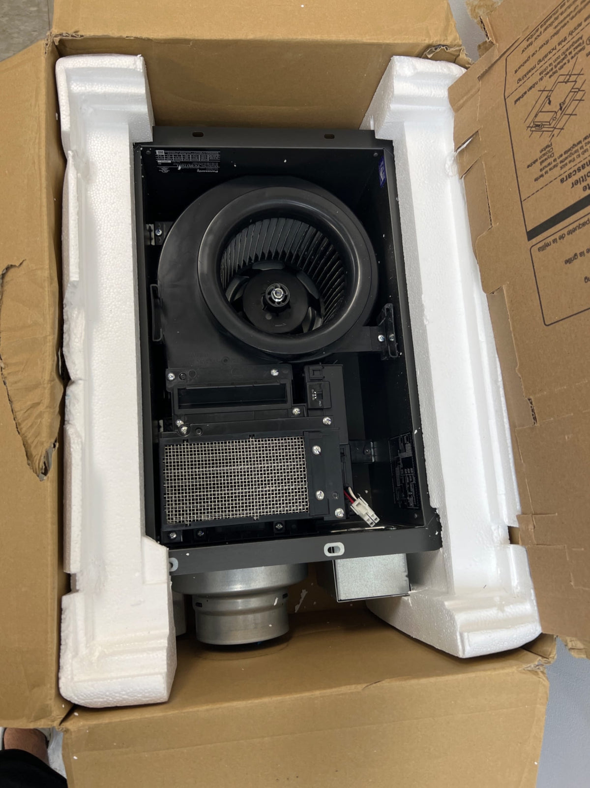Panasonic WhisperWarm DC 50-80-110 CFM Ceiling Exhaust Fan with Heater-FV-0511VH1