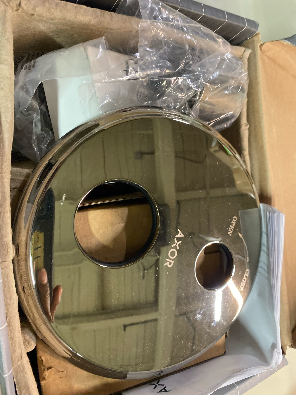 Axor 16801831 Montreux Thermostatic Valve Trim with Integrated Volume Control Less Valve - Engineered in Germany, - Polished Nickel