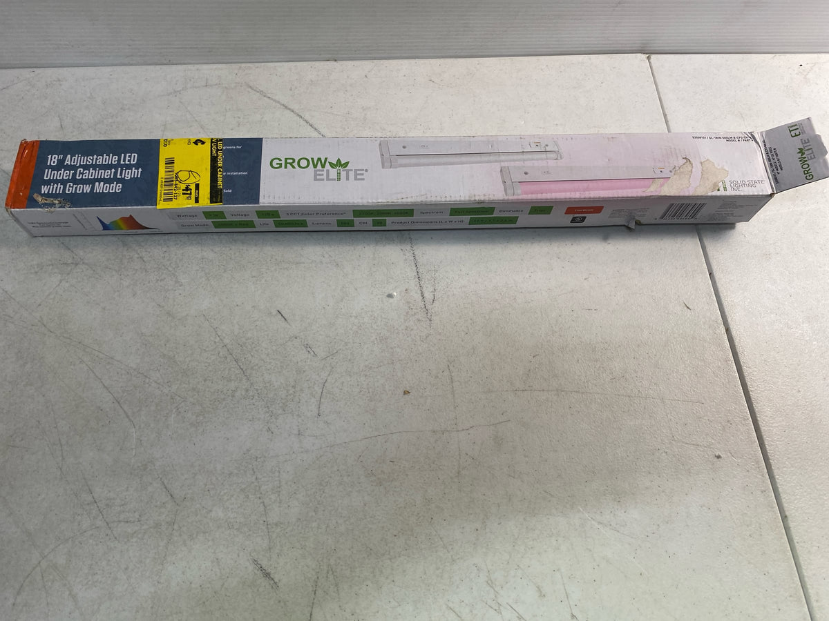 ETI Grow Elite 18" 9-Watt LED Under Cabinet W/ Grow Mode