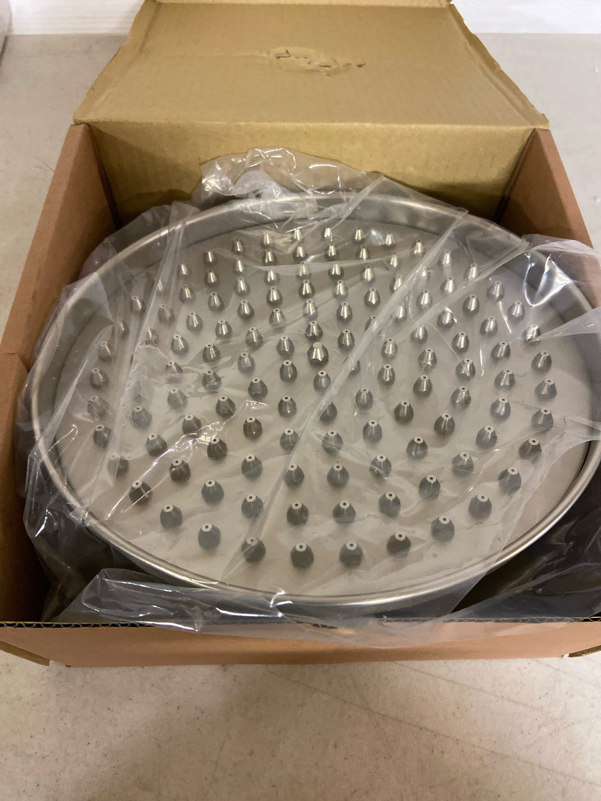 Signature Hardware 349141 10" Lambert 1.8 GPM Single Function Rain Shower Head - Brushed Nickel