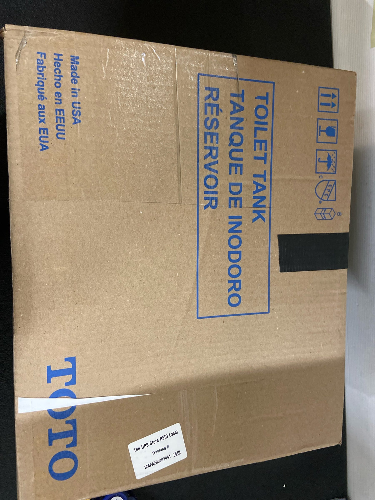 TOTO ST403U#01 Promenade II 1G Toilet Tank Unit Only 1.0 GPF, Cotton White