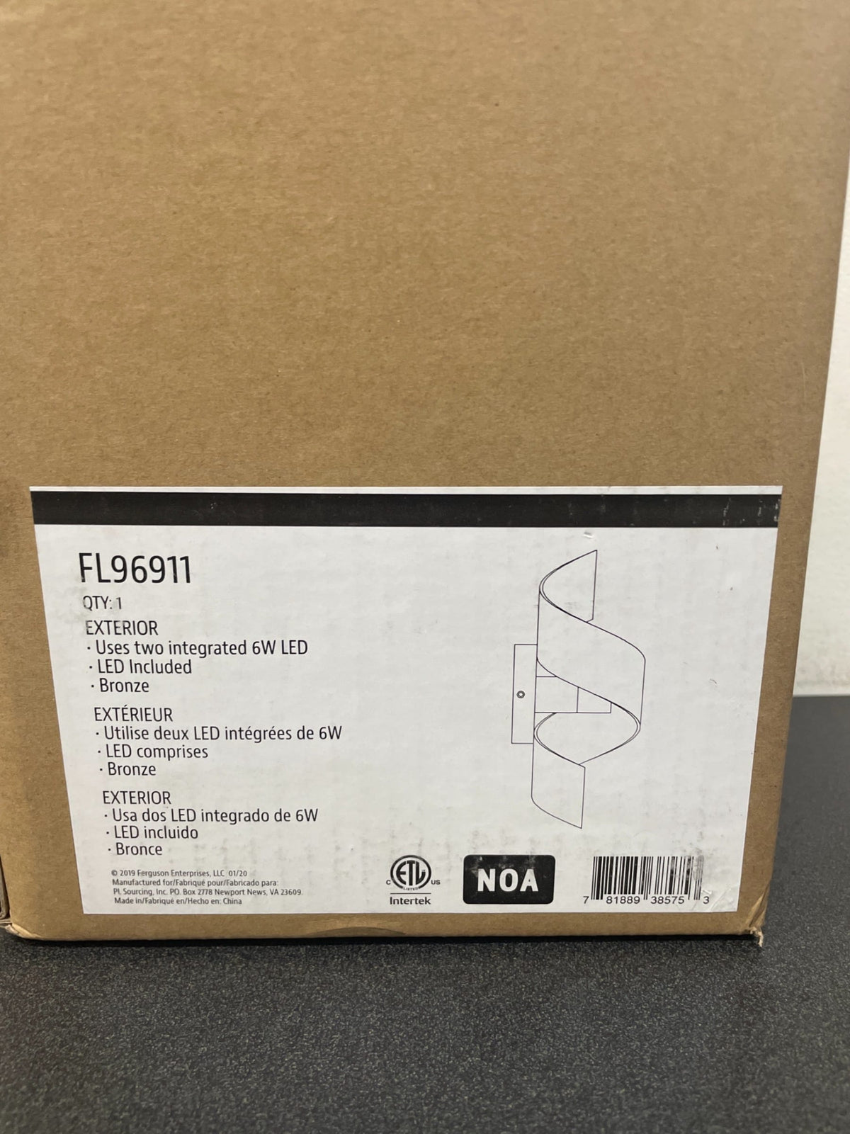 Miseno LED Outdoor Wall Sconce