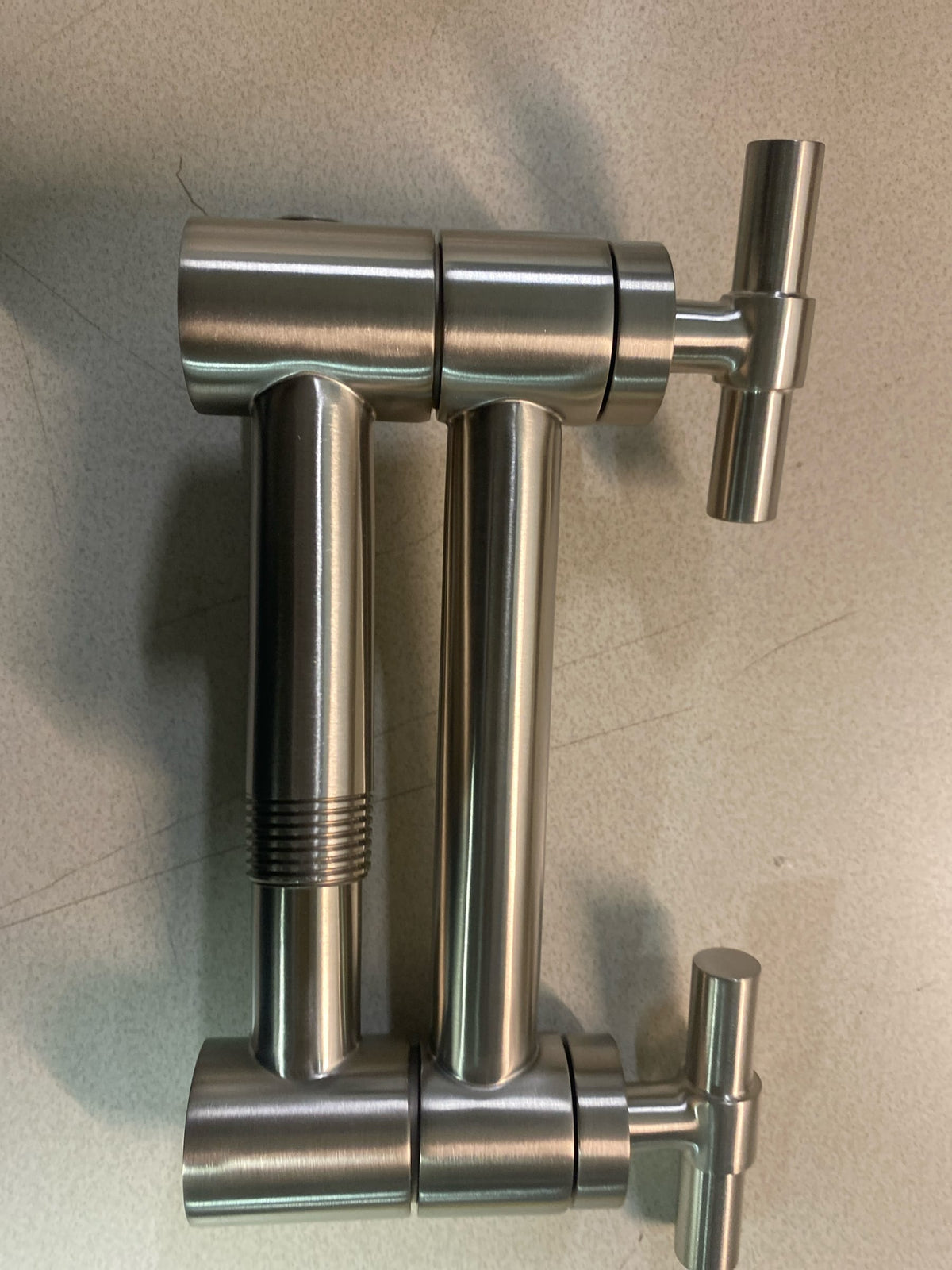 Brizo RP81434BN Essential 16" Jointed Wall Mounted Shower Arm with Flange - Brilliance Brushed Nickel