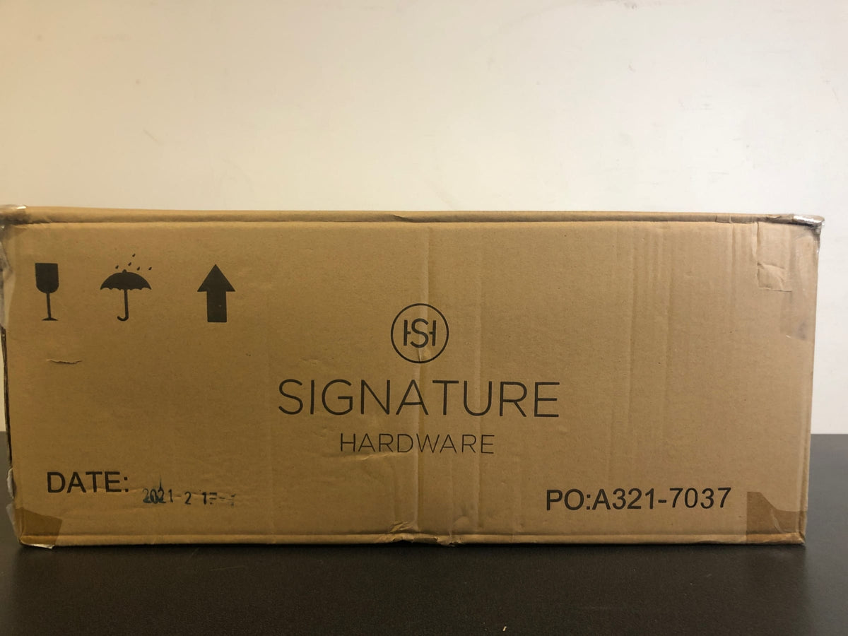 Signature Hardware Euric 20" Vitreous China Undermount Bathroom Sink
