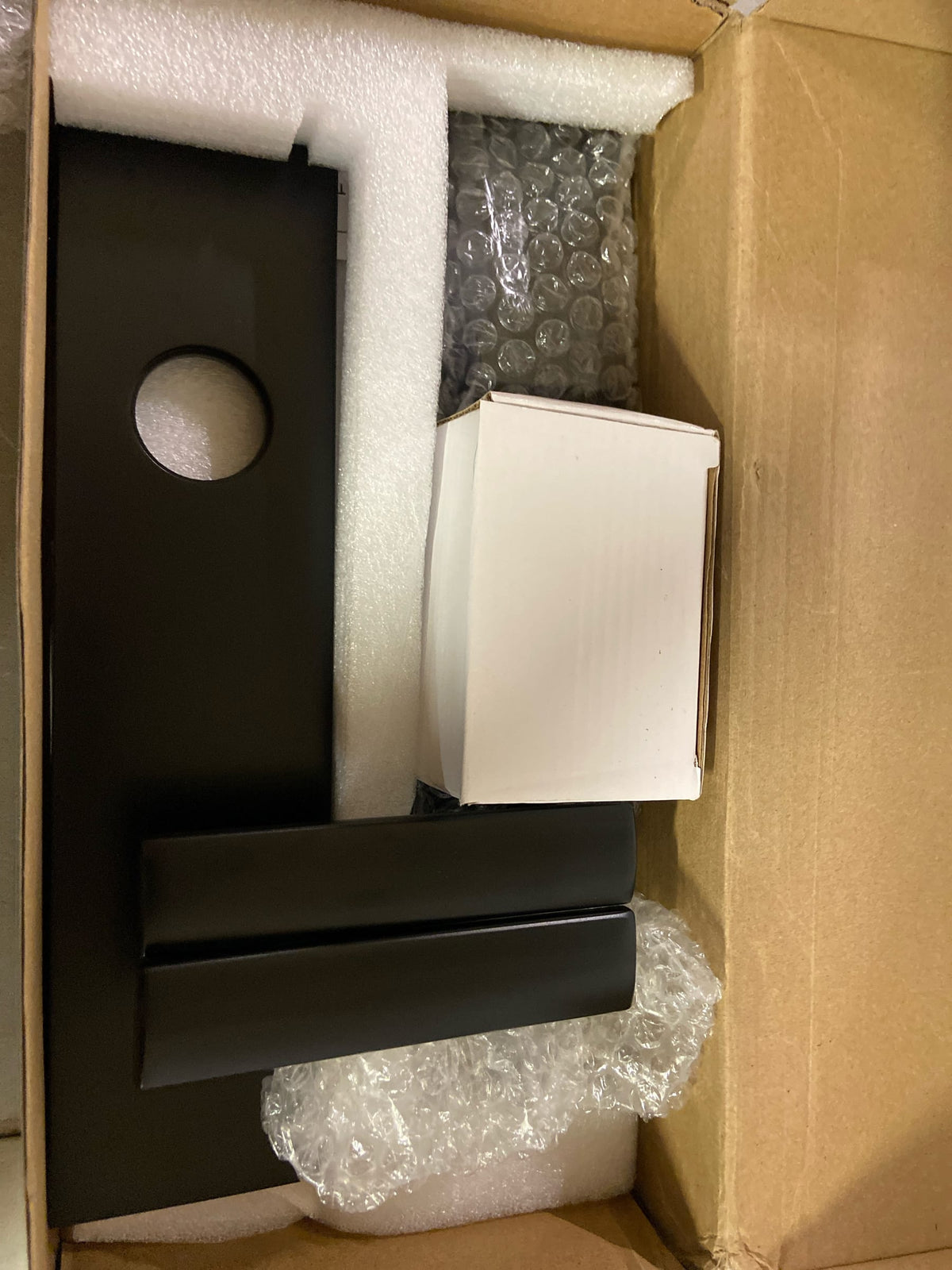 Weslock 066217272SL2D Addy Deadbolt Keyed One Side Handle Set with Philtower Lever, Matte Black