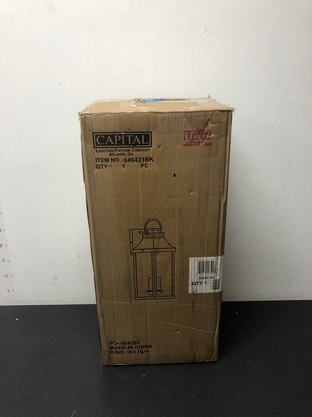 Capital Lighting 946421BK Bradford 2 Light 21" Tall Outdoor Wall Sconce - Black
