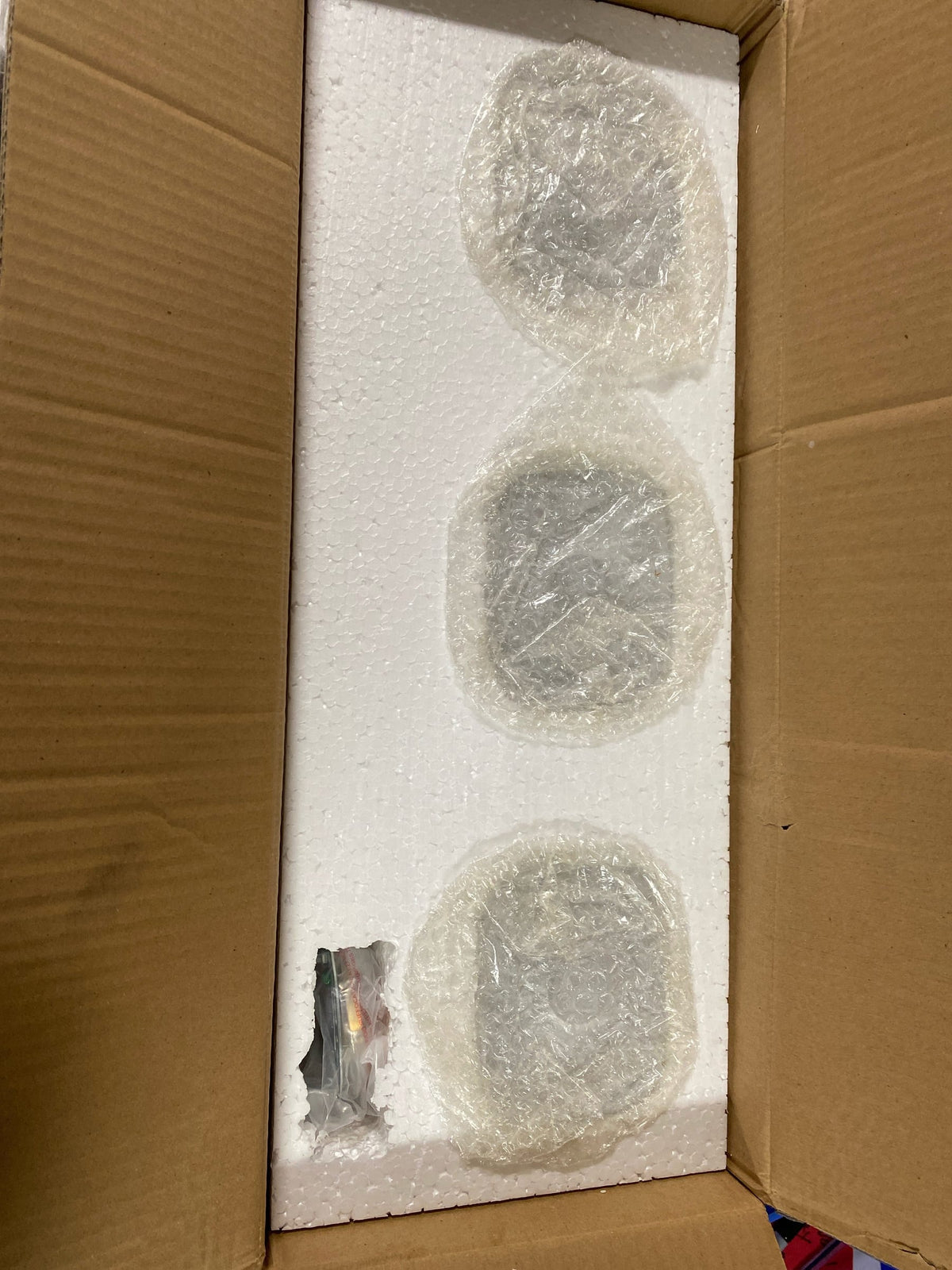 Minka Lavery 2233-695 Drysdale 3 Light 24" Wide Vanity Light with Hammered Glass Shades - Soft Brass