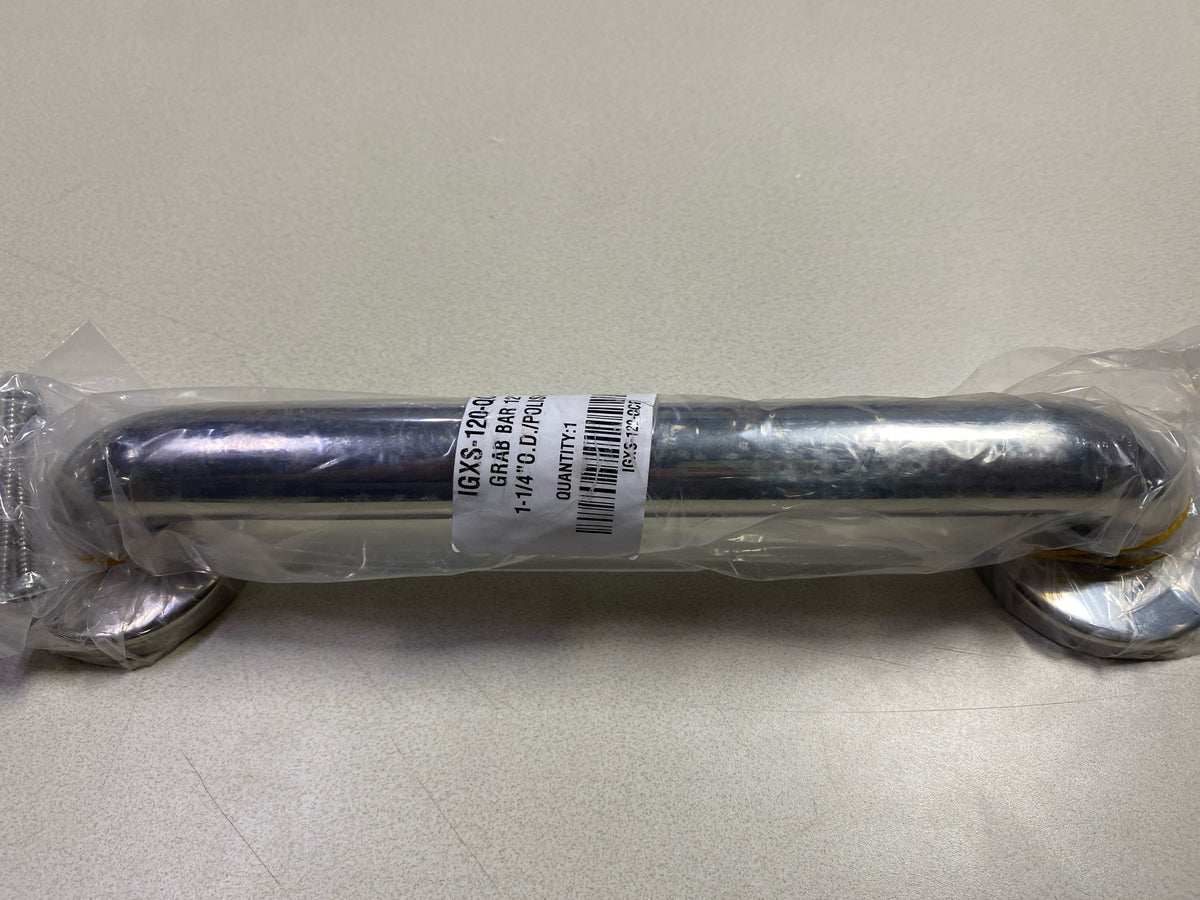 Seachrome IGXS-120-QCR Value Line 12" Grab Bar - Polished Stainless
