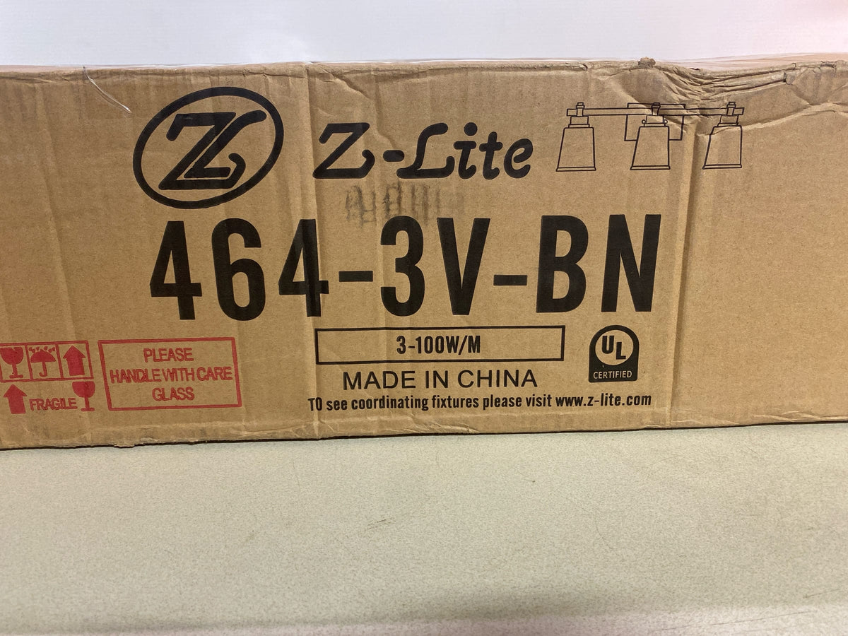 Z-Lite 3 Light Vanity 464-3V-BN, Silver