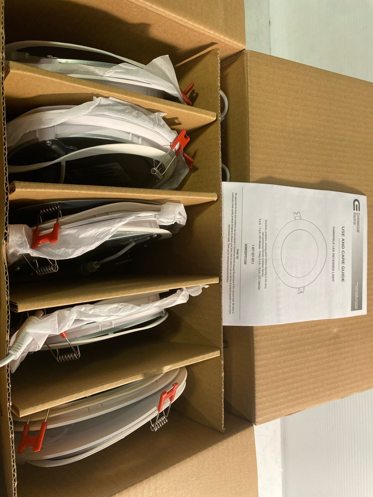 Commercial Electric Value Series 6 in LED Slim Canless - White - (10-Pack) 32000095