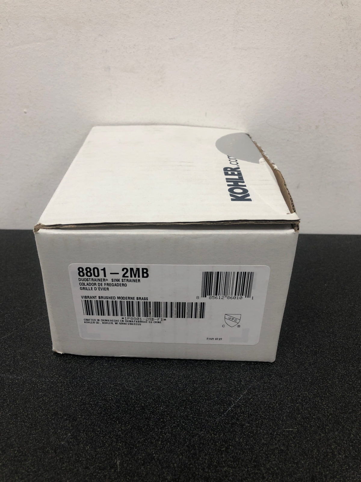 Kohler K-8801-2MB Duostrainer 3-1/2" Basket Strainers - Brushed Modern Brass
