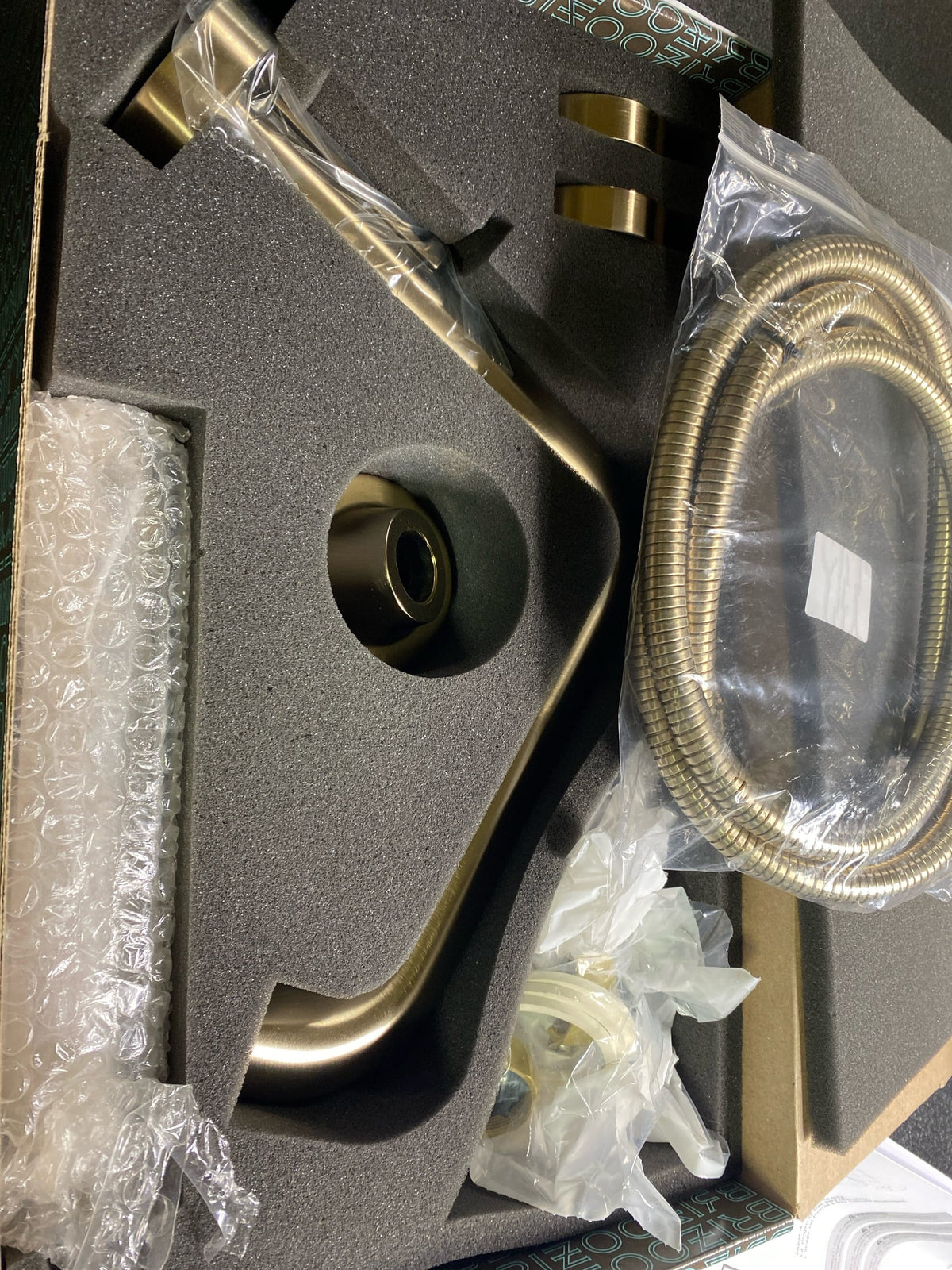 Brizo T67435-GLLHP Litze Deck Mounted Roman Tub Filler with Built-In Diverter and Hand Shower - Less Rough In - Luxe Gold