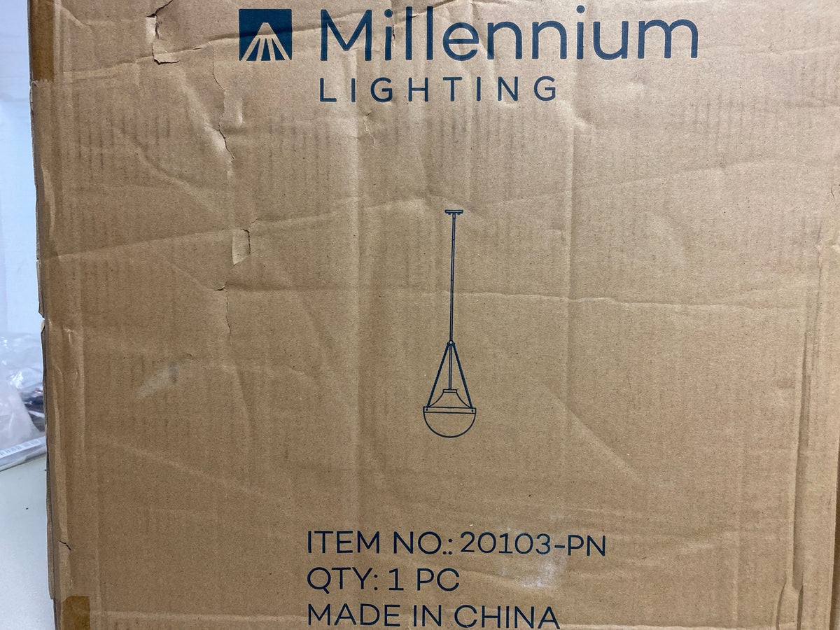 ML Lighting | Clarra Collection | 20103-PN | Indoor 3 Light Metal Pendant in Polished Nickel with Clear Glass Shade | Kitchens, Dining Rooms, Living Rooms, Entryways, Hallways