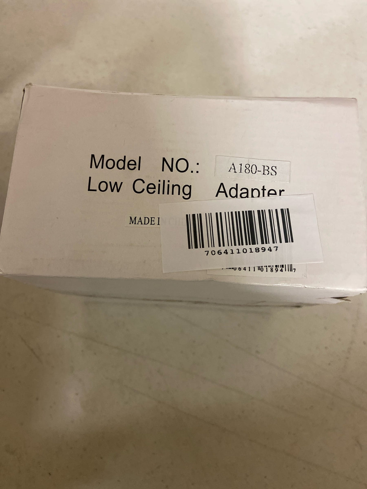 MinkaAire A180-BS Low Ceiling Adapter for MinkaAire Ceiling Fans - Brushed Steel