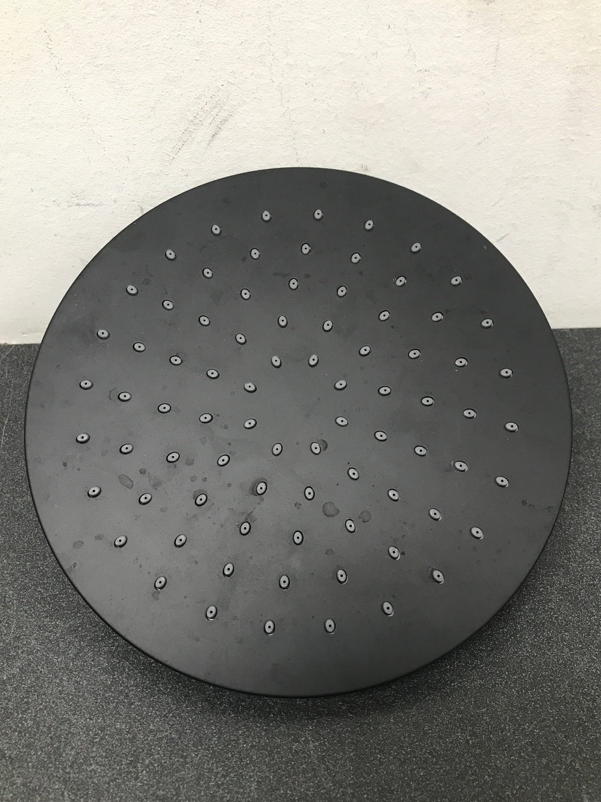Signature Hardware 476849 1.8 GPM 8" Wide Modern Round Rain Shower Head - Matte Black