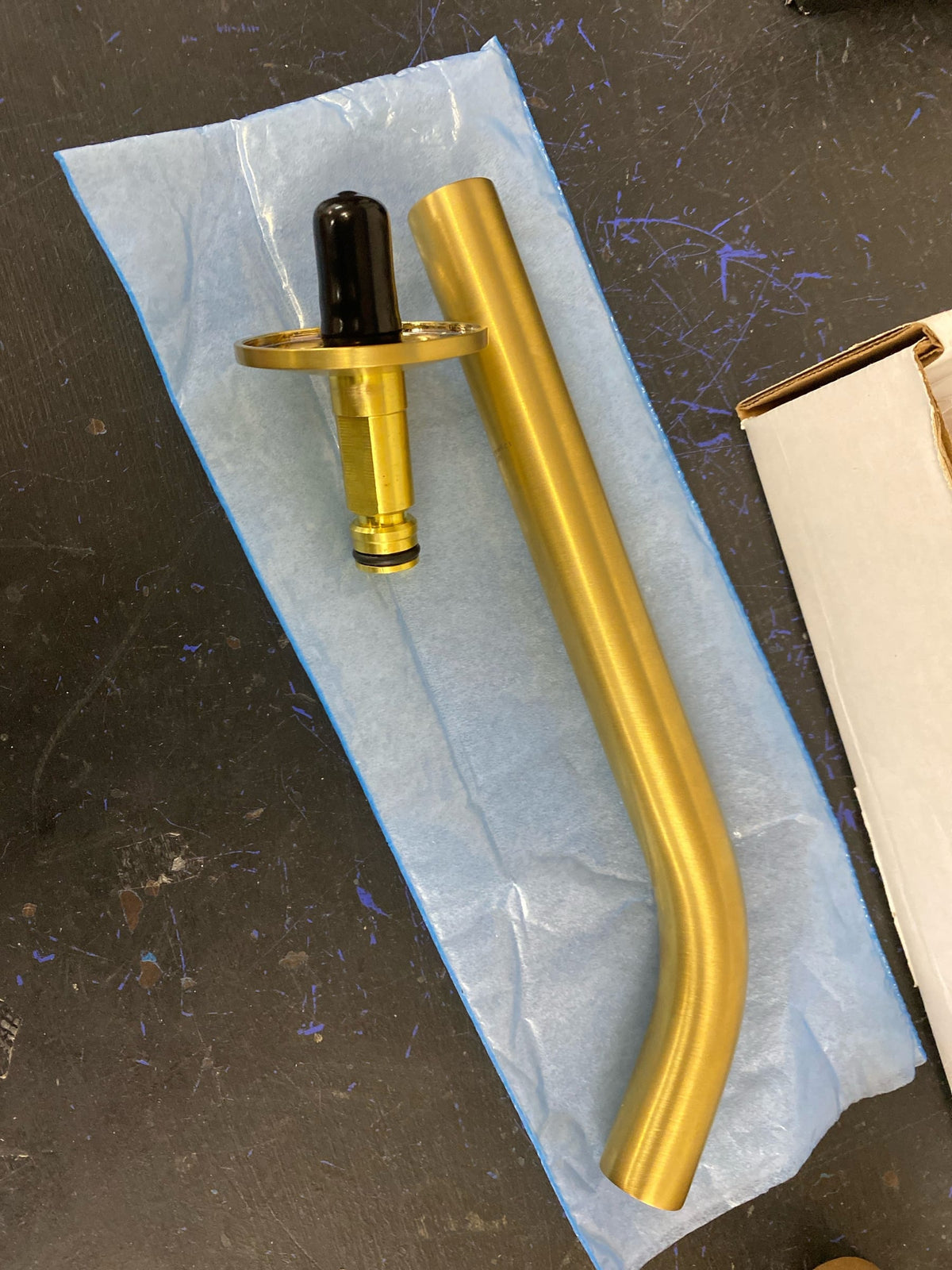 Kohler K-T23890-2MB Components 1.2 GPM Bathroom Faucet - Handles Sold Separately - Vibrant Brushed Moderne Brass