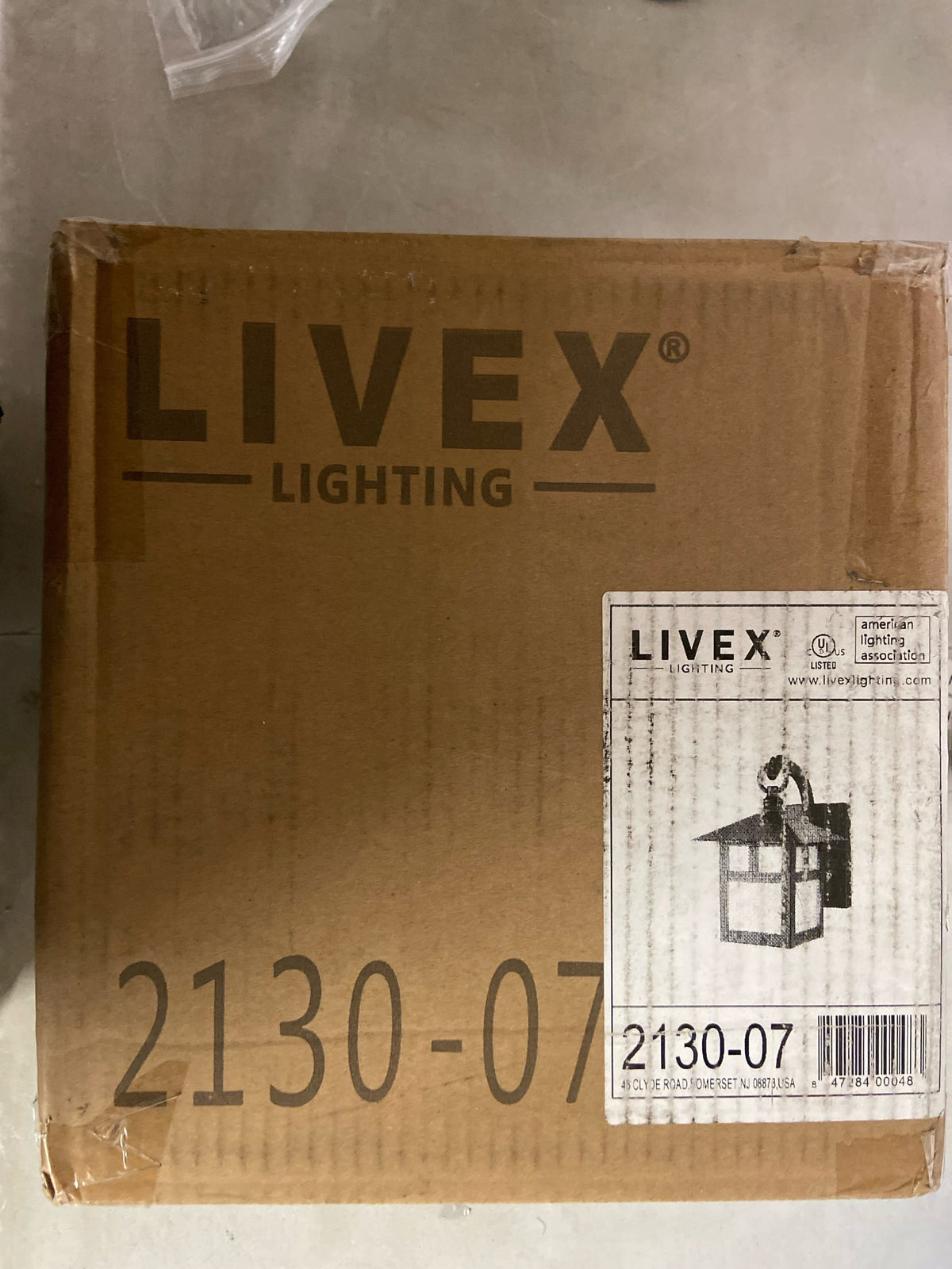 Livex Lighting 2130-07 Montclair Mission 1 Light Outdoor Wall Sconce - Bronze