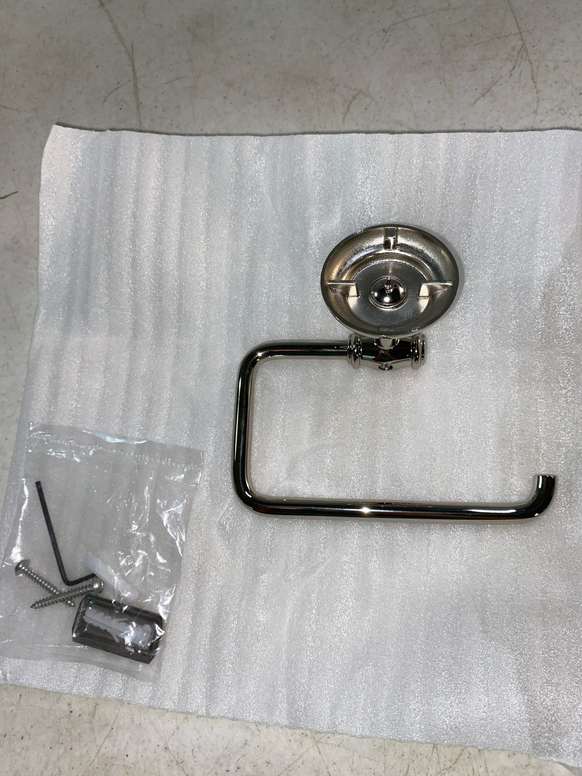 Wall Mounted Single Post Tissue Holder Finish: Polished Nickel