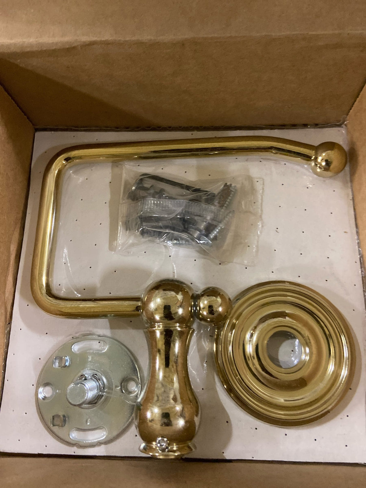 Emtek 2604US3 6-3/8" Solid Brass Bar Style Tissue Paper Holder - Polished Brass Regular Rosette