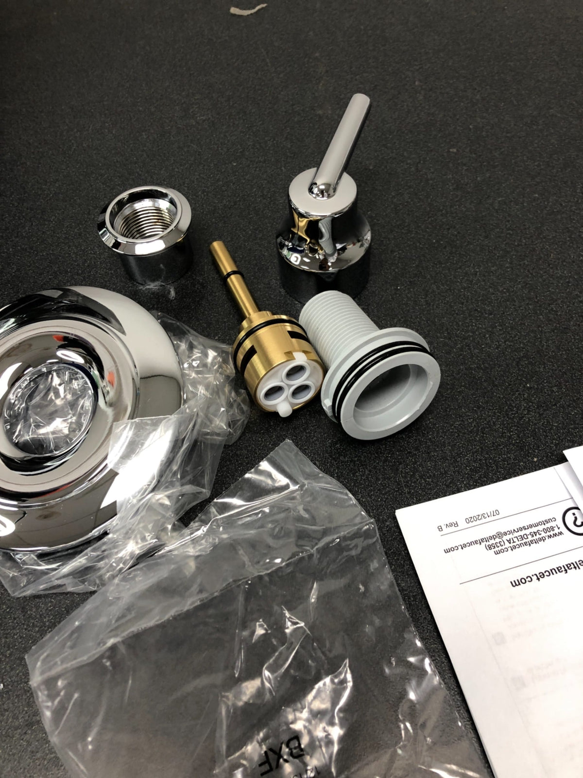 Delta T11859 Trinsic Three Function Diverter Valve Trim Less Rough-In Valve - Two Independent Positions, One Shared Position - Chrome