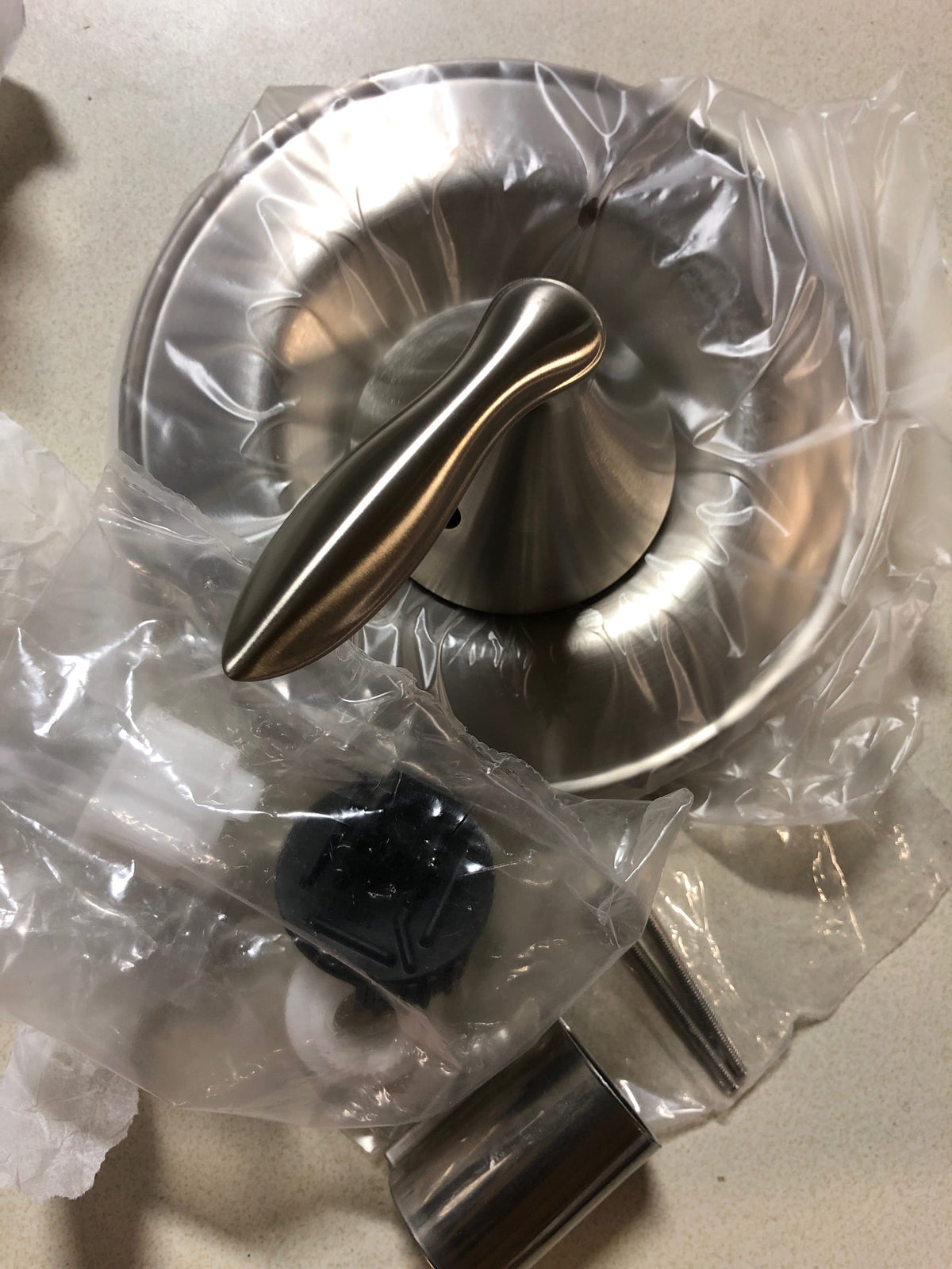 Moen Eva Brushed Nickel 1-Handle Posi-Temp Pressure Balancing Valve Trim Kit, Valve Required, T2131BN