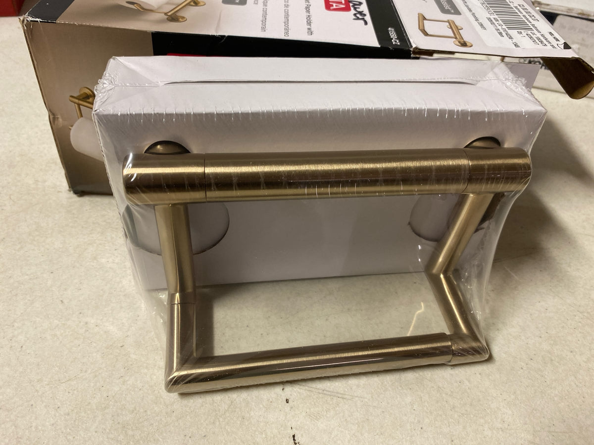 Décor Assist Wall Mounted Toilet Paper Holder - Champagne Bronze