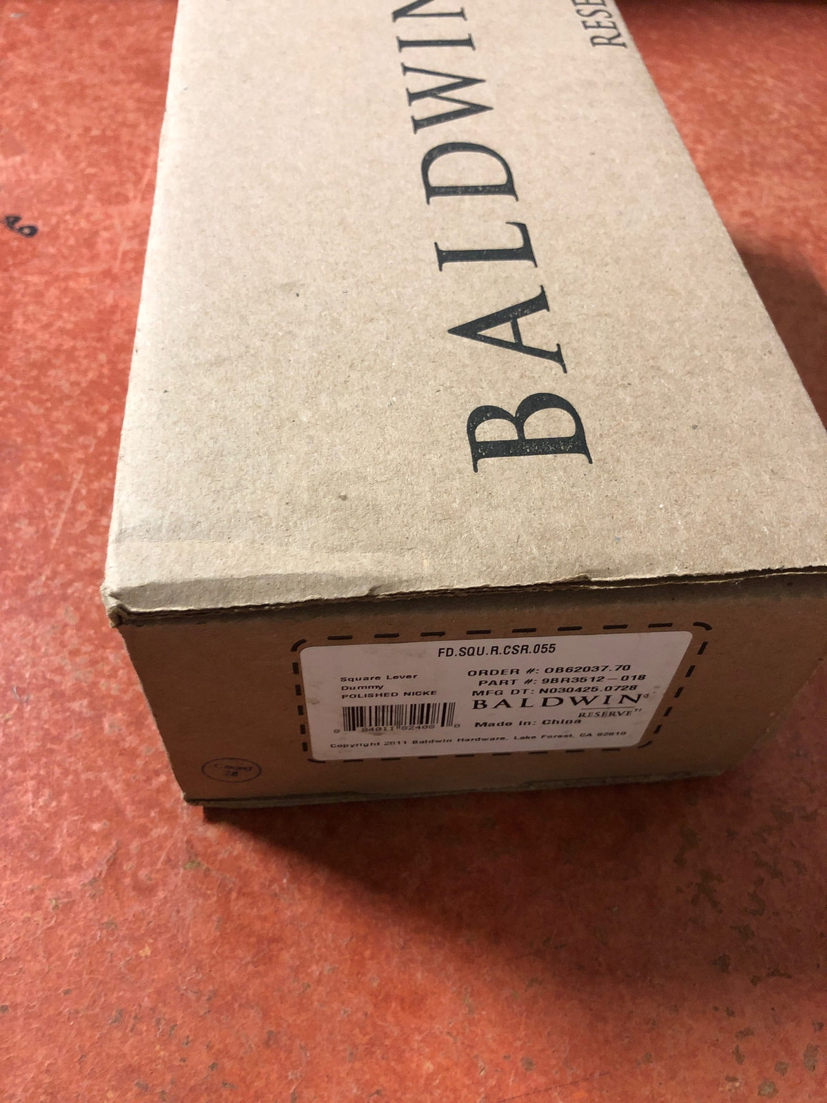 Baldwin FDSQUCSR141 - Dummy Set Leverset