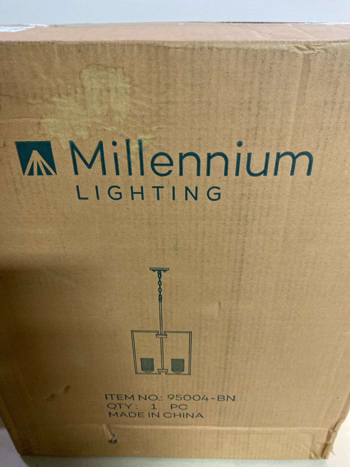 Millennium Lighting 95004-BN Luxx 4 Light 18" Wide Pendant - Brushed Nickel