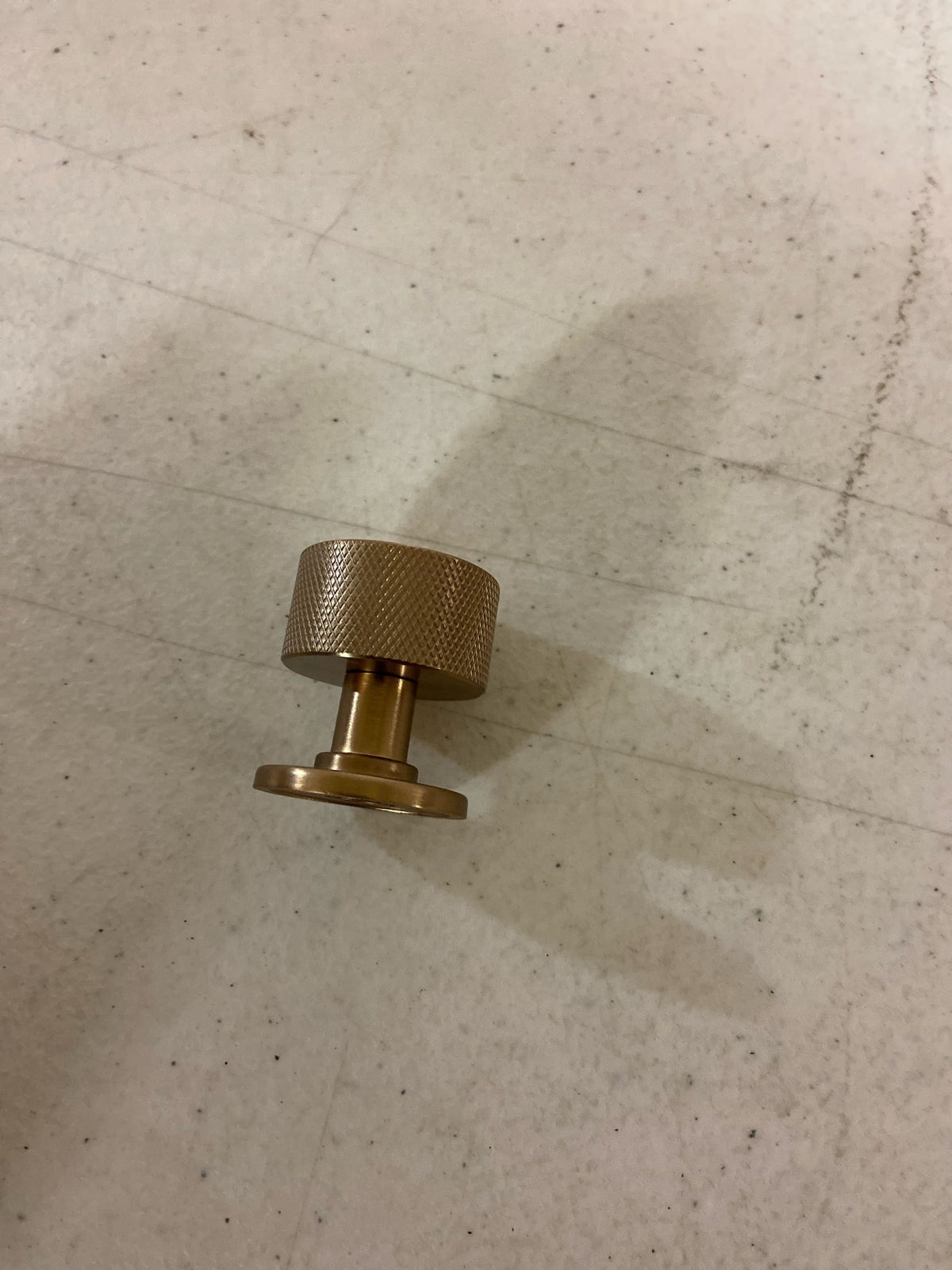 Amerock BP37632CZ Balata 1-1/8 Inch Knurled Mushroom Cabinet Knob - Champagne Bronze