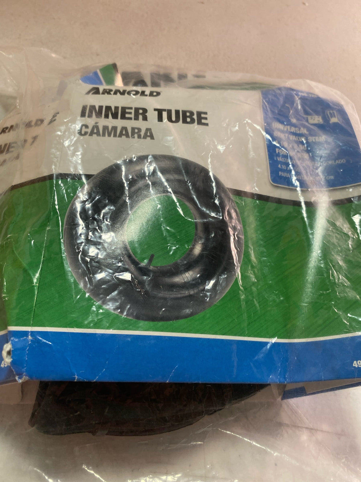 Arnold 490-328-0002 Replacement Inner Tube for 4.10 x 3.50 Tire with 4 in. Rim