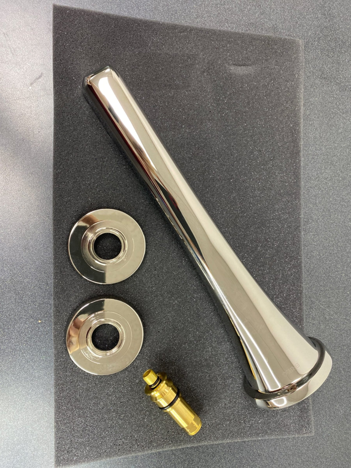 Brizo T70498-PNLHP Levoir Wall Mounted Widespread Tub Filler - Less Handles and Rough In - Brilliance Polished Nickel