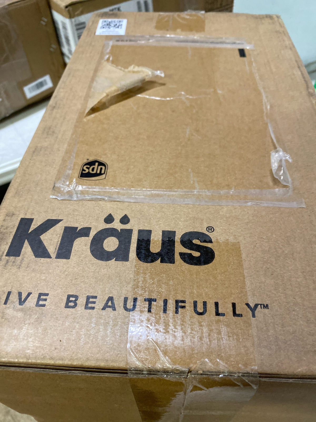Kraus KWD100-33MBL WasteGuard 1/3 HP Continuous Garbage Disposal - Black