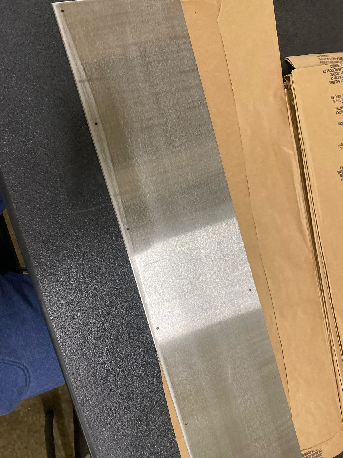Hager 051954 190S 8" X 34" US32D Door Protection Plate 0.050" Gauge without Bevel