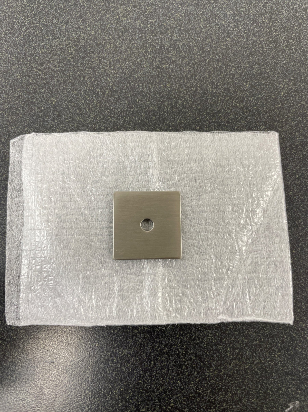 Top Knobs TK94BSN 1 Inch Square Cabinet Knob Backplate from the Sanctuary Series - Brushed Satin Nickel