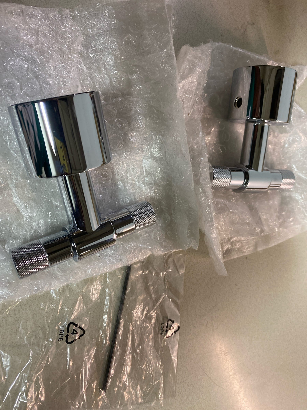 Brizo HL70433-PC Litze Lever Handles for Wall Mount Tub Filler - Chrome