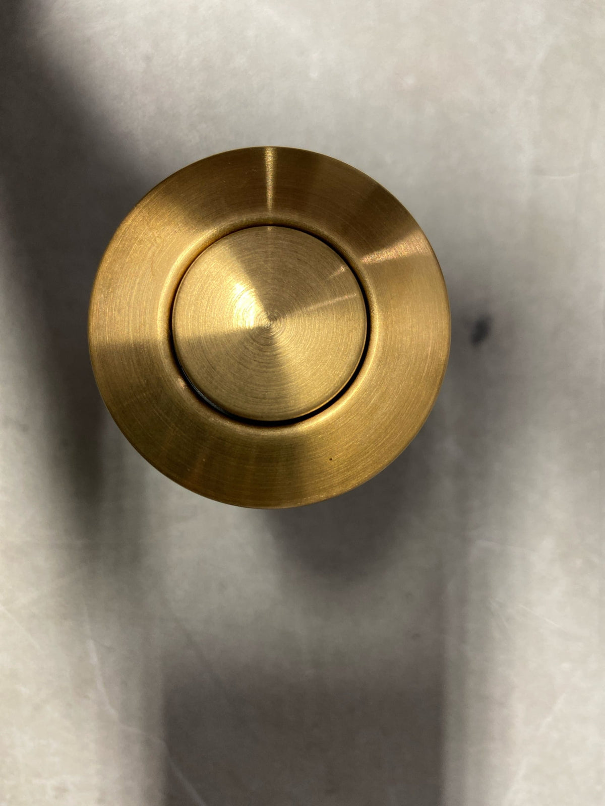 Signature Hardware SHASB2BG Air Switch Button Only - Brushed Gold