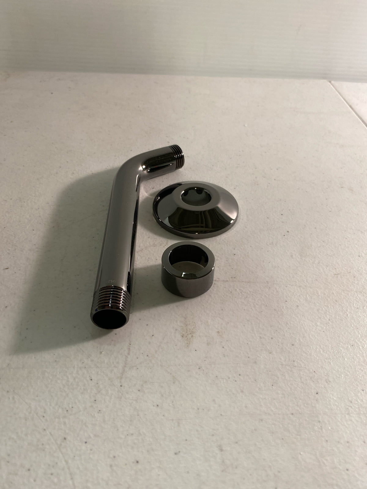 Grohe 27412A00 Relexa 6-5/8" Shower Arm with Flange - Hard Graphite