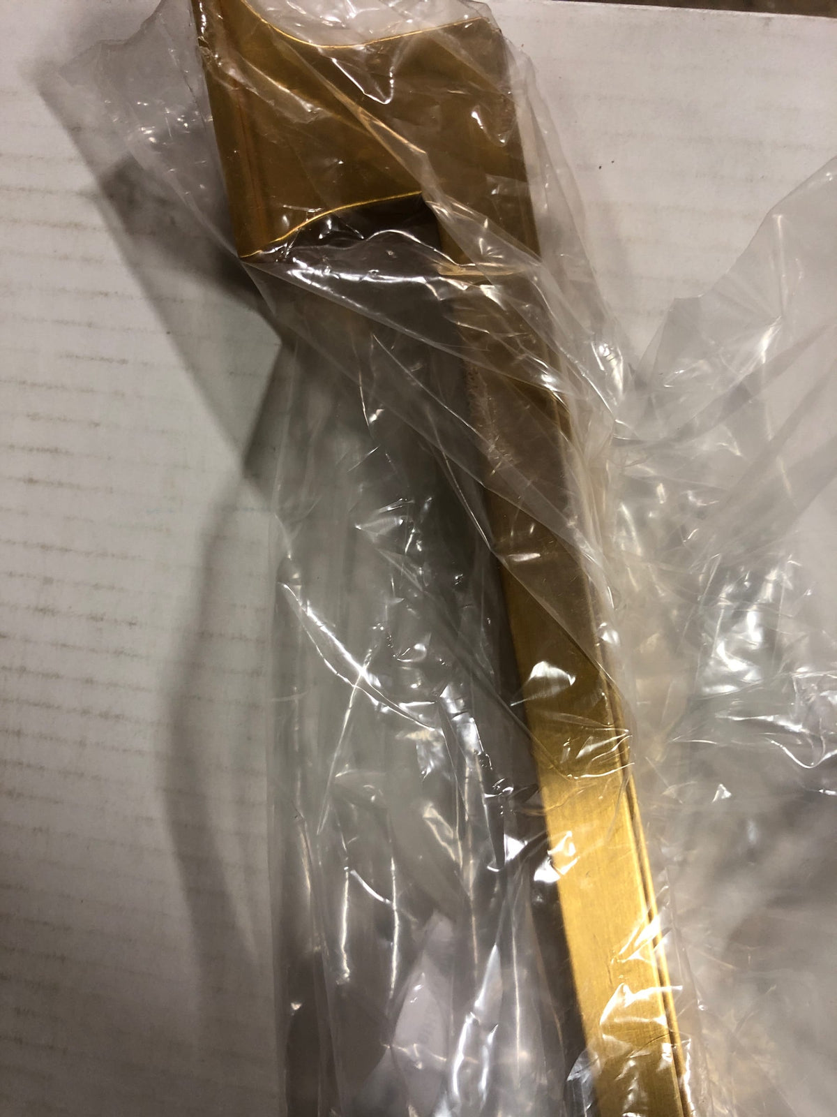 Belwith Keeler B078830-BGB Brownstone 12" Center to Center Slim Grip Appliance Handle / Appliance Pull - Brushed Golden Brass